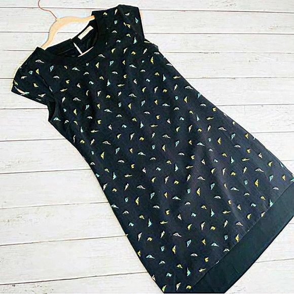 FOND COMTEMPORARY Bird Print Dress Size Small - Picture 2 of 6